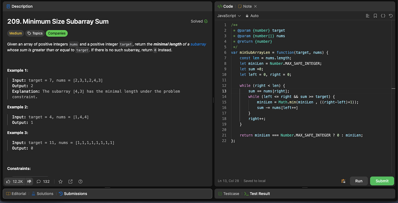 Sliding Window. It’s an algorithmic approach to reduce… | by Roshan ...