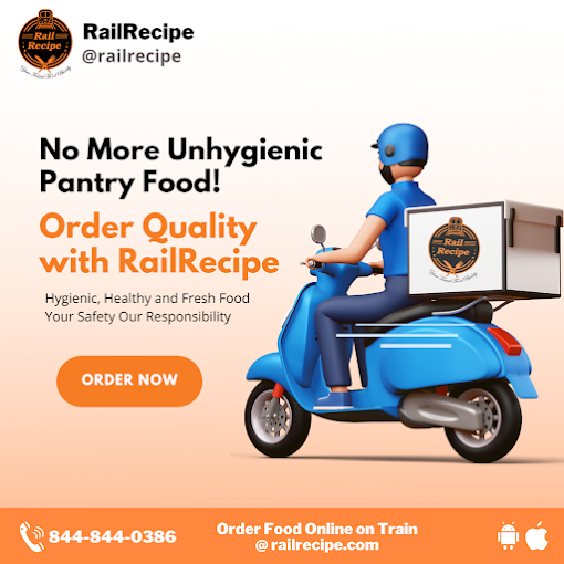 Ordering Food Online in Train with RailRecipe by RailRecipe Medium