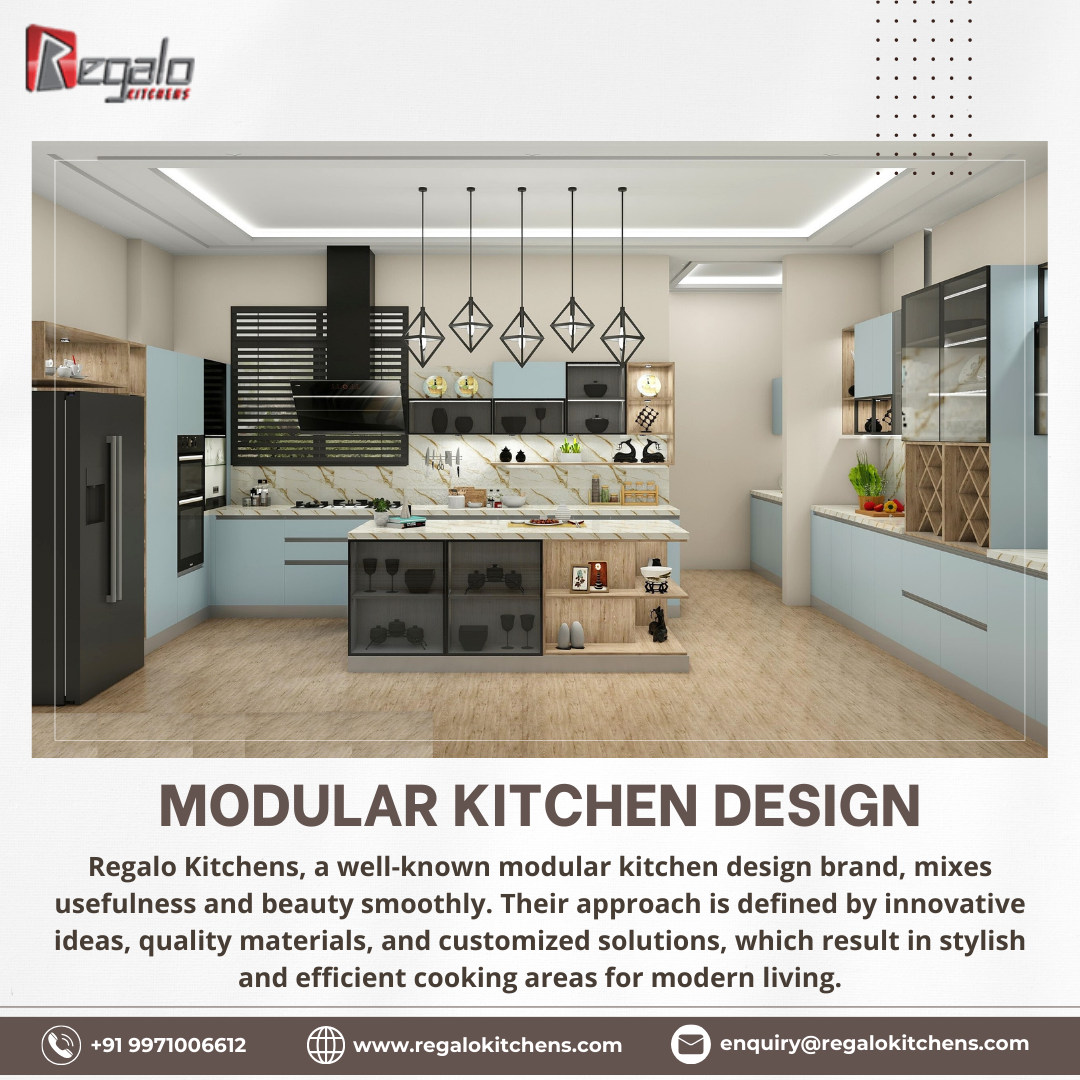 Modular Kitchen Design - Regalo Kitchens - Medium