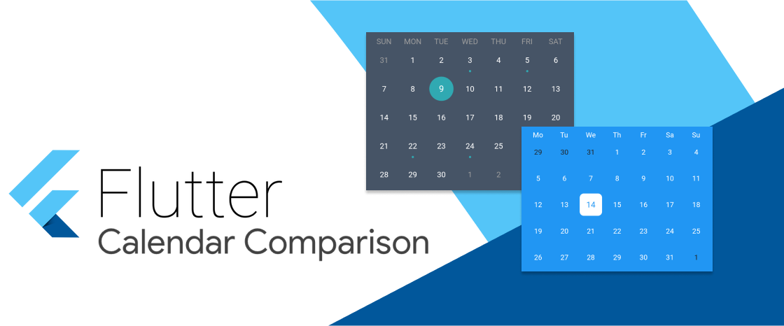 Flutter Calendar Libraries Comparison
