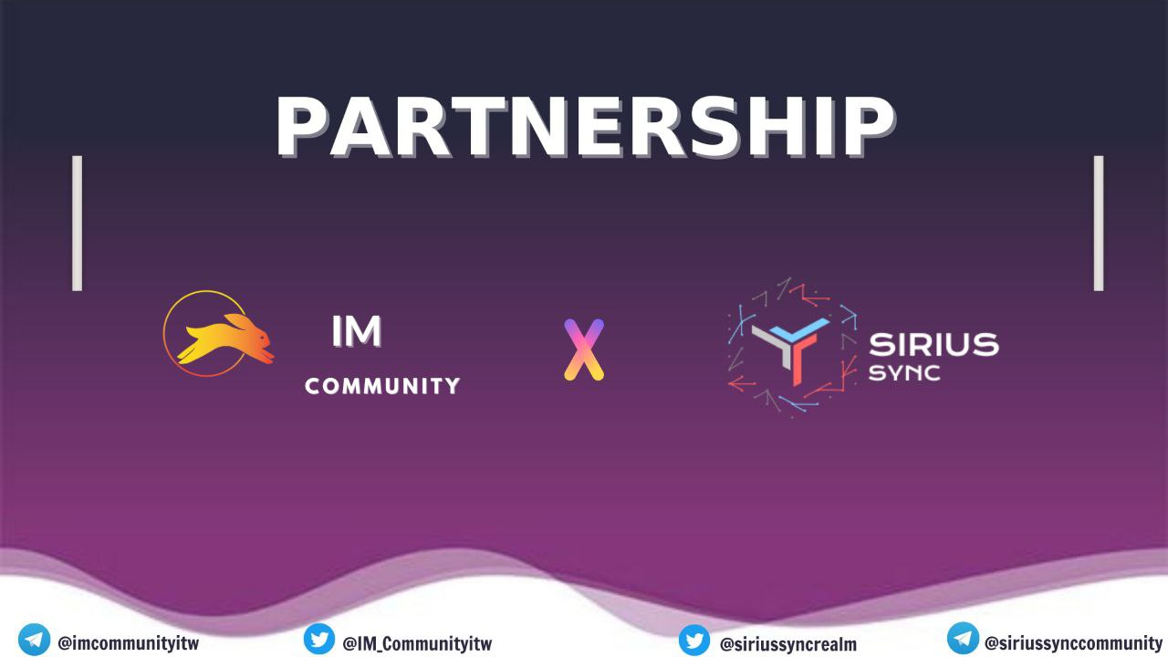 [Partnership Announcement] Sirius Sync x IM Community