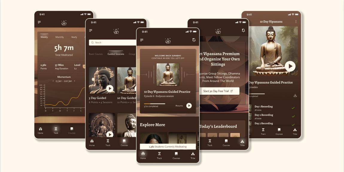 Vipassana meditation apps