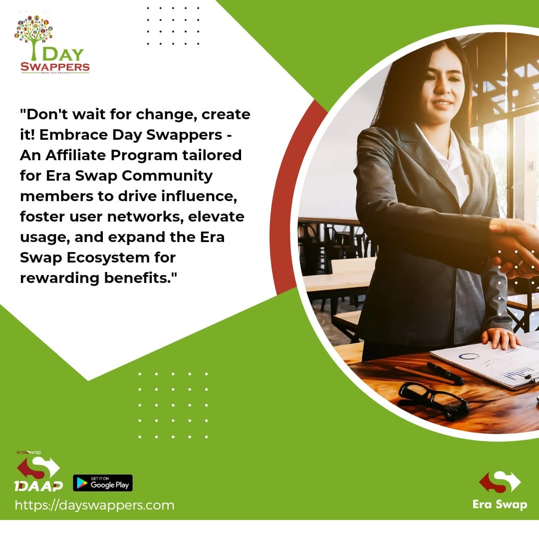 Join Day Swappers Today & Refer your friends to earn rewards The Day