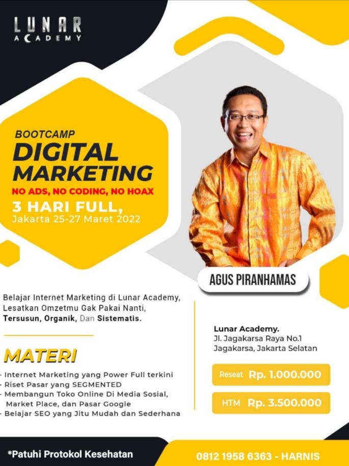Workshop Digital Marketing Jakarta 2019: Menggali Potensi Era Digital
