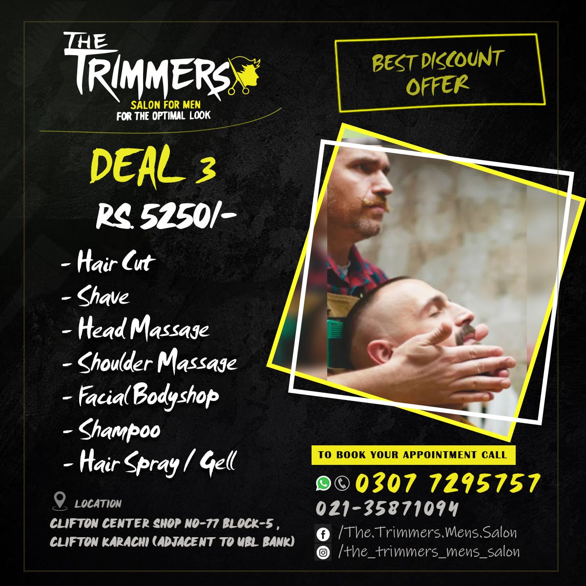 Trimmers Salon Clifton, Karachi Amaaranvar Medium