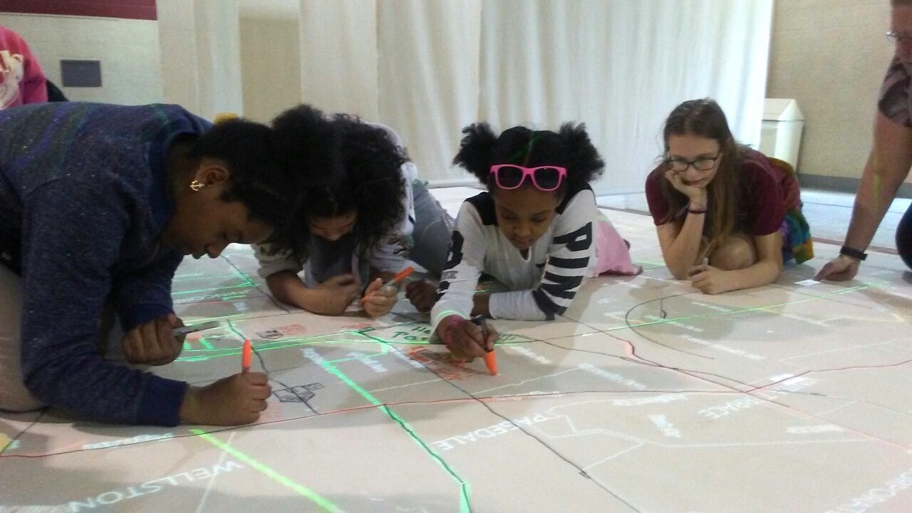 In the Map Room