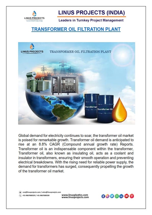 LUBE OIL BLENDING PLANT. LUBE OIL BLENDING PLANT Project Report… by 𝙻𝚒𝚗𝚞𝚜 𝙿𝚛𝚘𝚓𝚎𝚌𝚝𝚜 𝙸𝚗𝚍𝚒𝚊 Medium