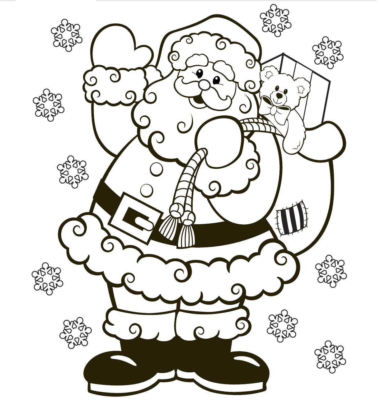 Cute Christmas Coloring Pages | Kids Coloring Pages | by Drawing Kids