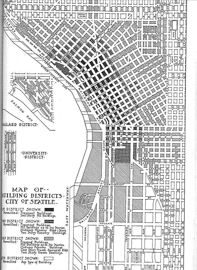 A hundred years ago in Seattle, multifamily housing was legal to co-mingle with detached housing —…