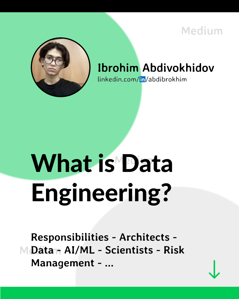 Data Engineering Lifecycle. Main Stages | by Ibrohim Abdivokhidov | May ...