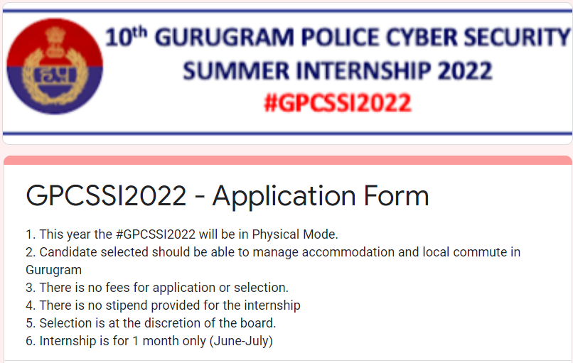 How to Join State Police Cyber Cell Internship in 2021 by MISSION IT