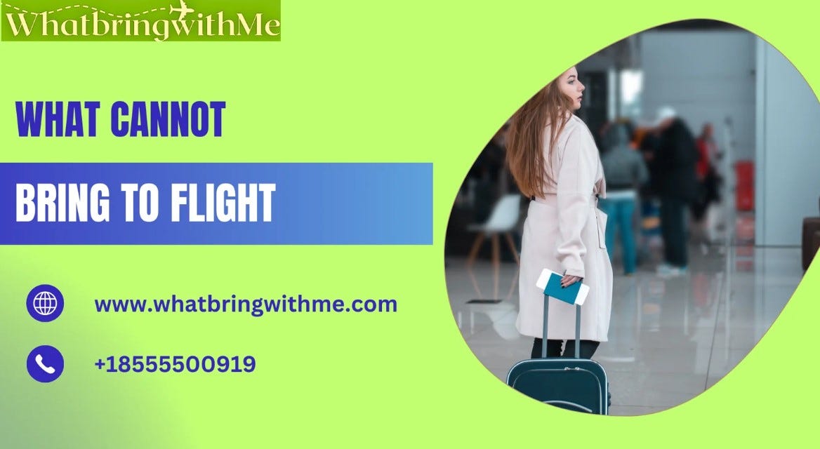 TSA Guidelines What You Can and Cannot Bring on a Plane by