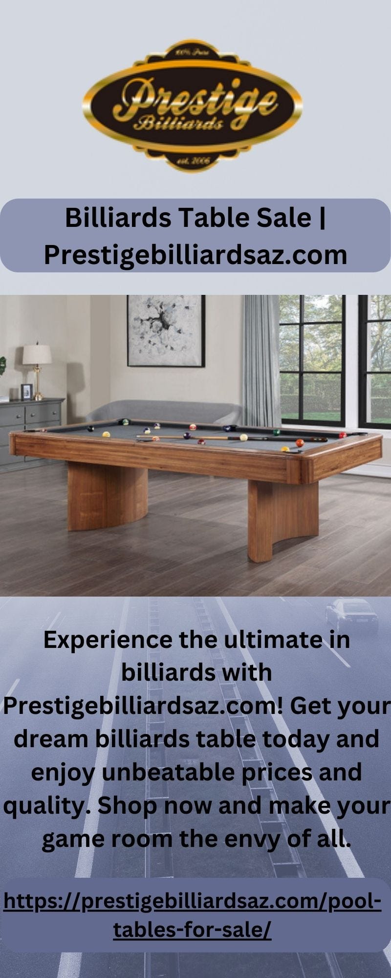 Billiards Table For Sale