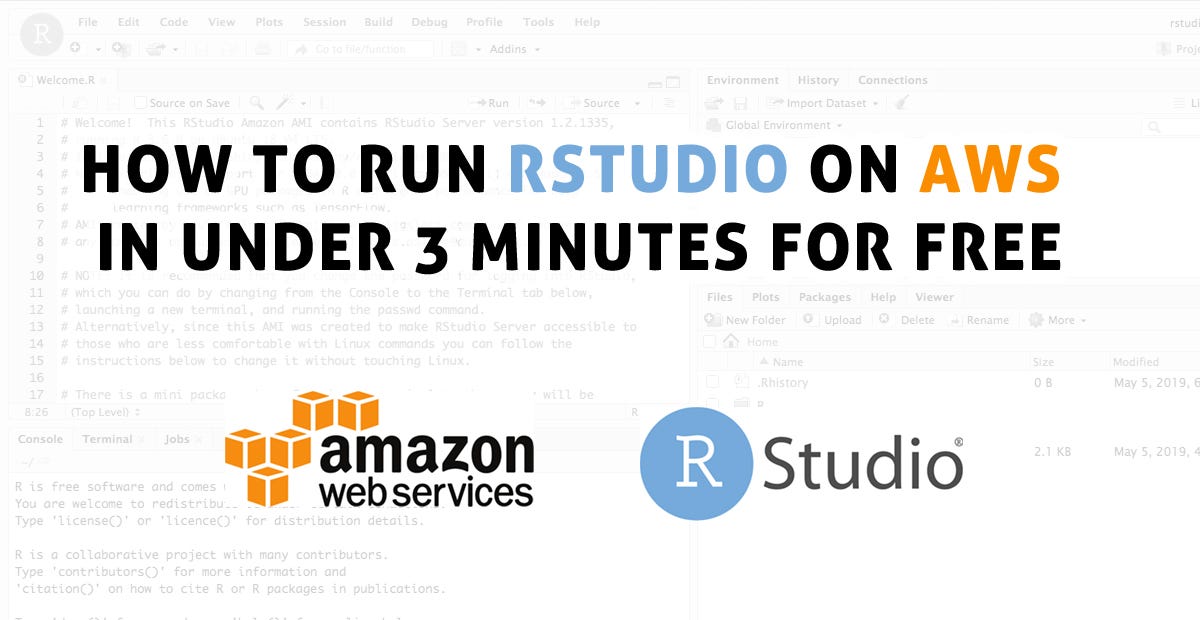 How to run RStudio on AWS in under 3 minutes for free