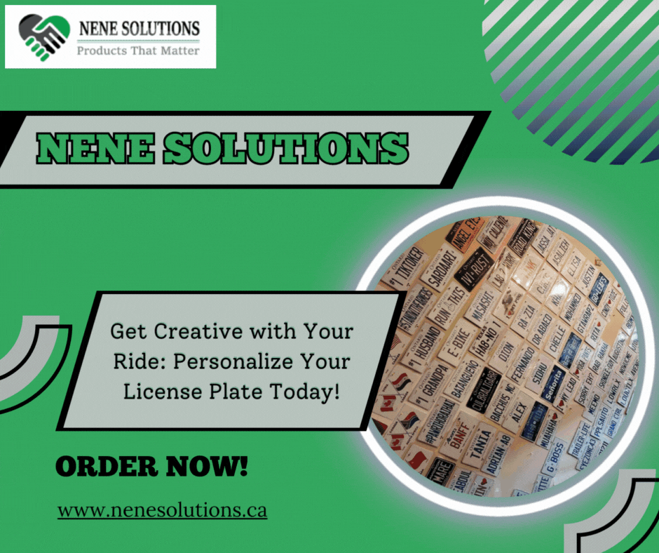 Personalized Plates Ontario — Nene Solutions Nenesolutions Medium
