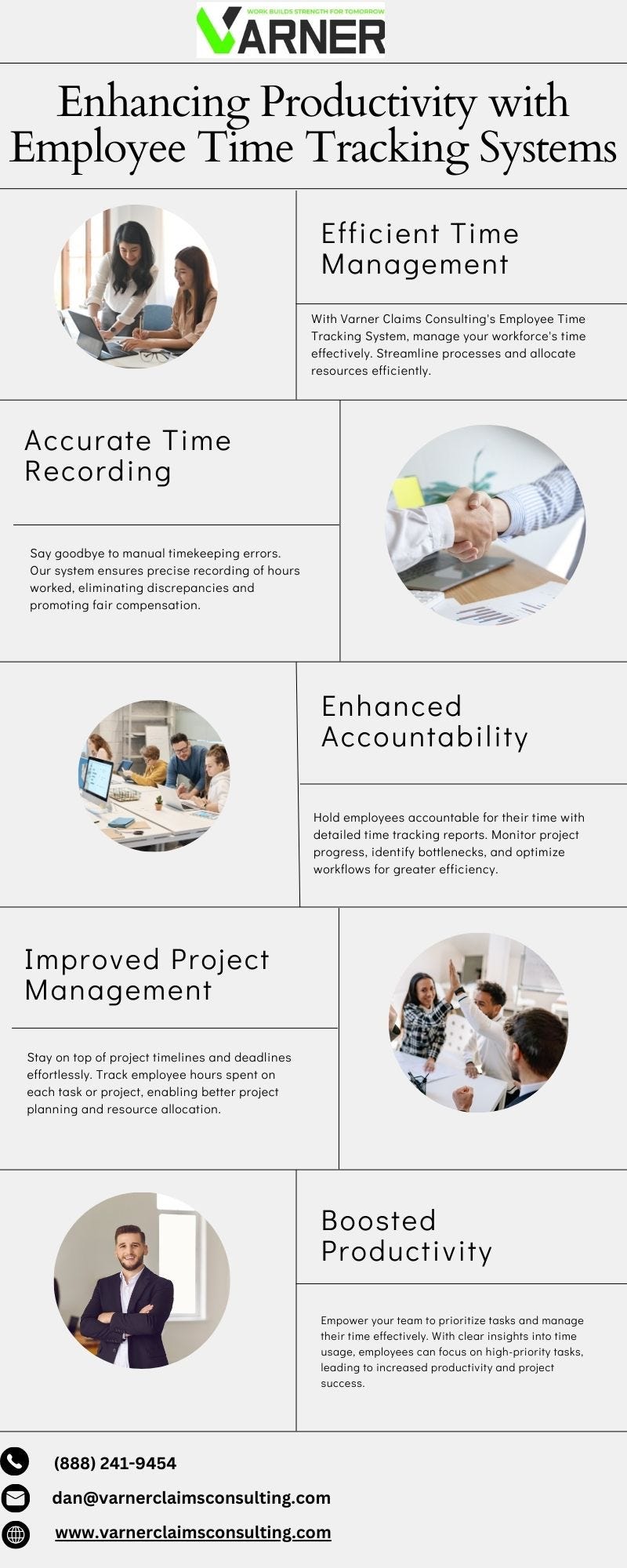 Enhancing Productivity with Employee Time Tracking Systems - Varner ...