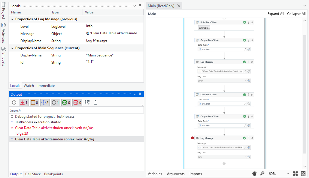 UiPath Generate Data Table kullanımı. RPA Haber Medium