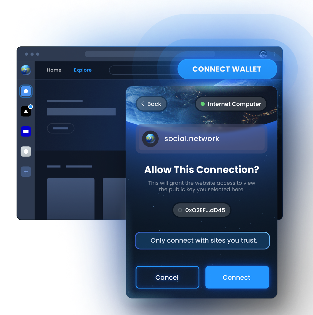 Earth Wallet v0.4 is Live — NFT Support Available! | by Earth Wallet |  Medium