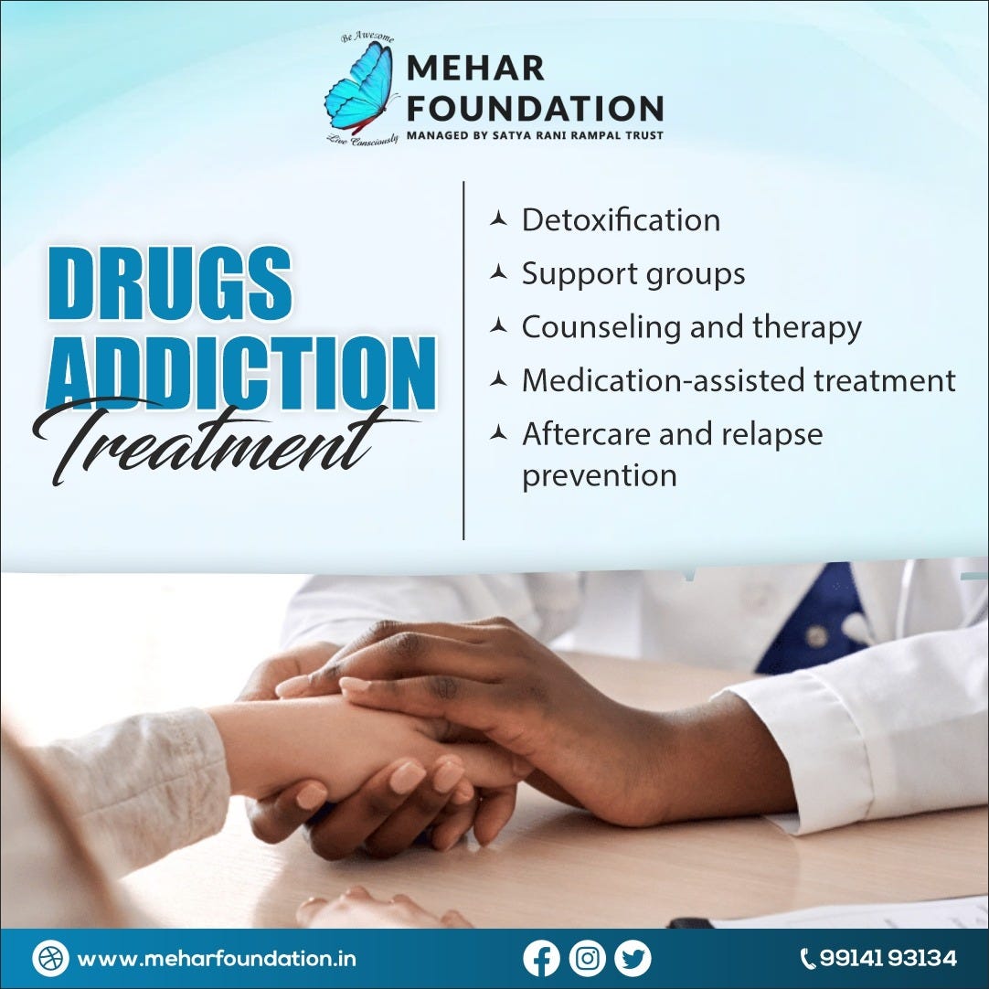 Breaking Free from Addiction Nasha Mukti Kendra in Punjab by Mehar Foundation by Mehar