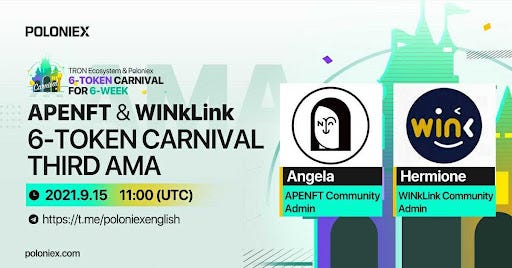 “Six-Token Carnival Third AMA” with APENFT in the Poloniex’s Community