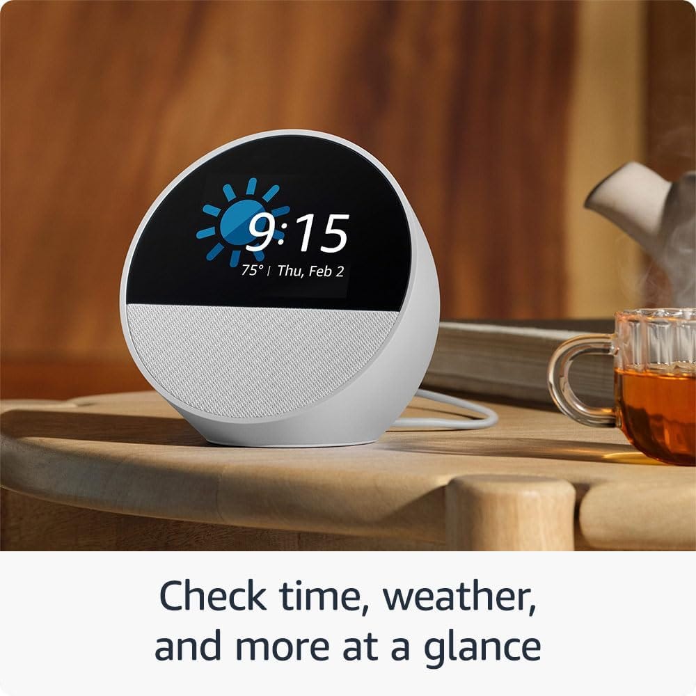 Amazon Echo (4th Gen) With premium sound, smart home hub, and Alexa