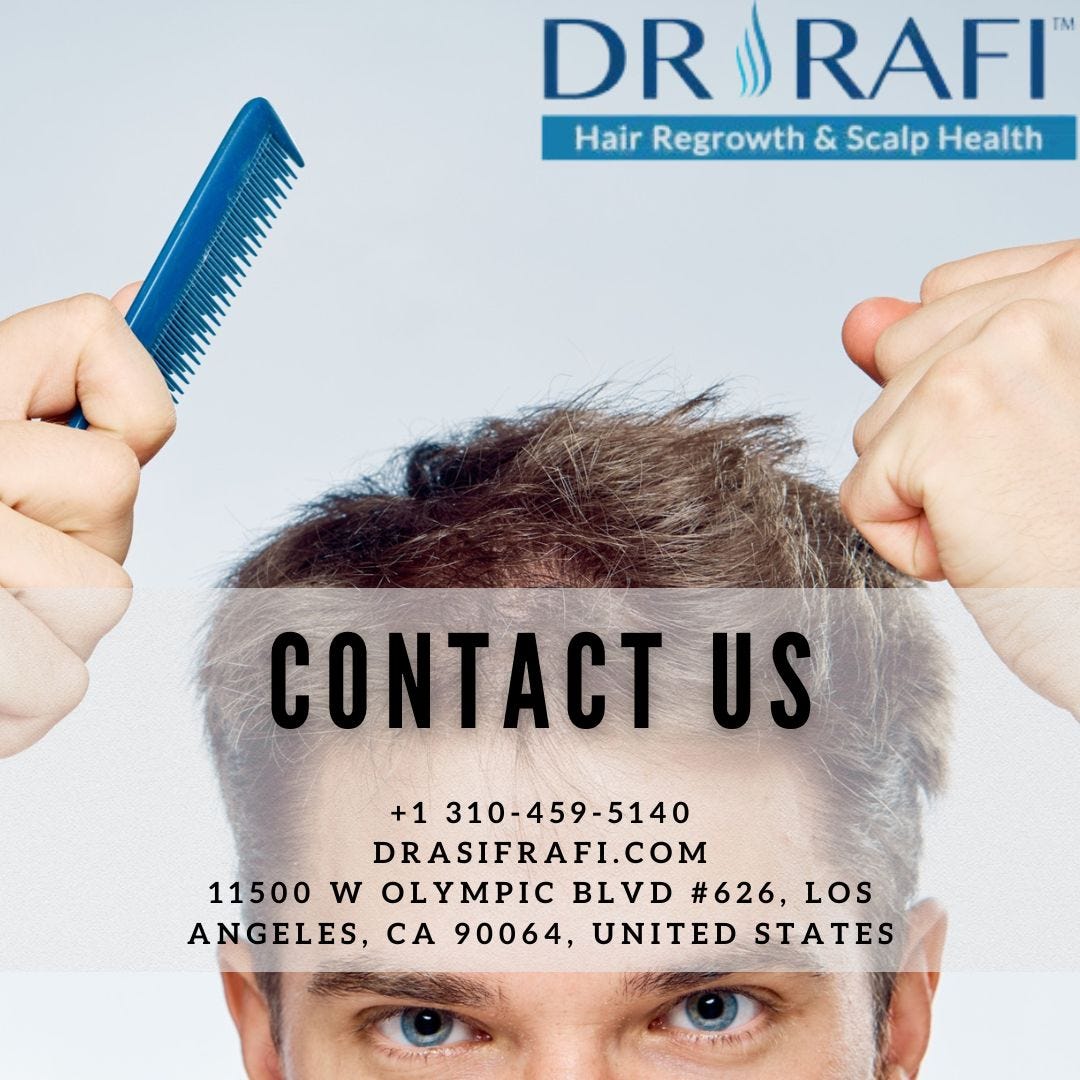 Hair Loss Consultation in Los Angeles Dr Asif Rafi Hair Growth