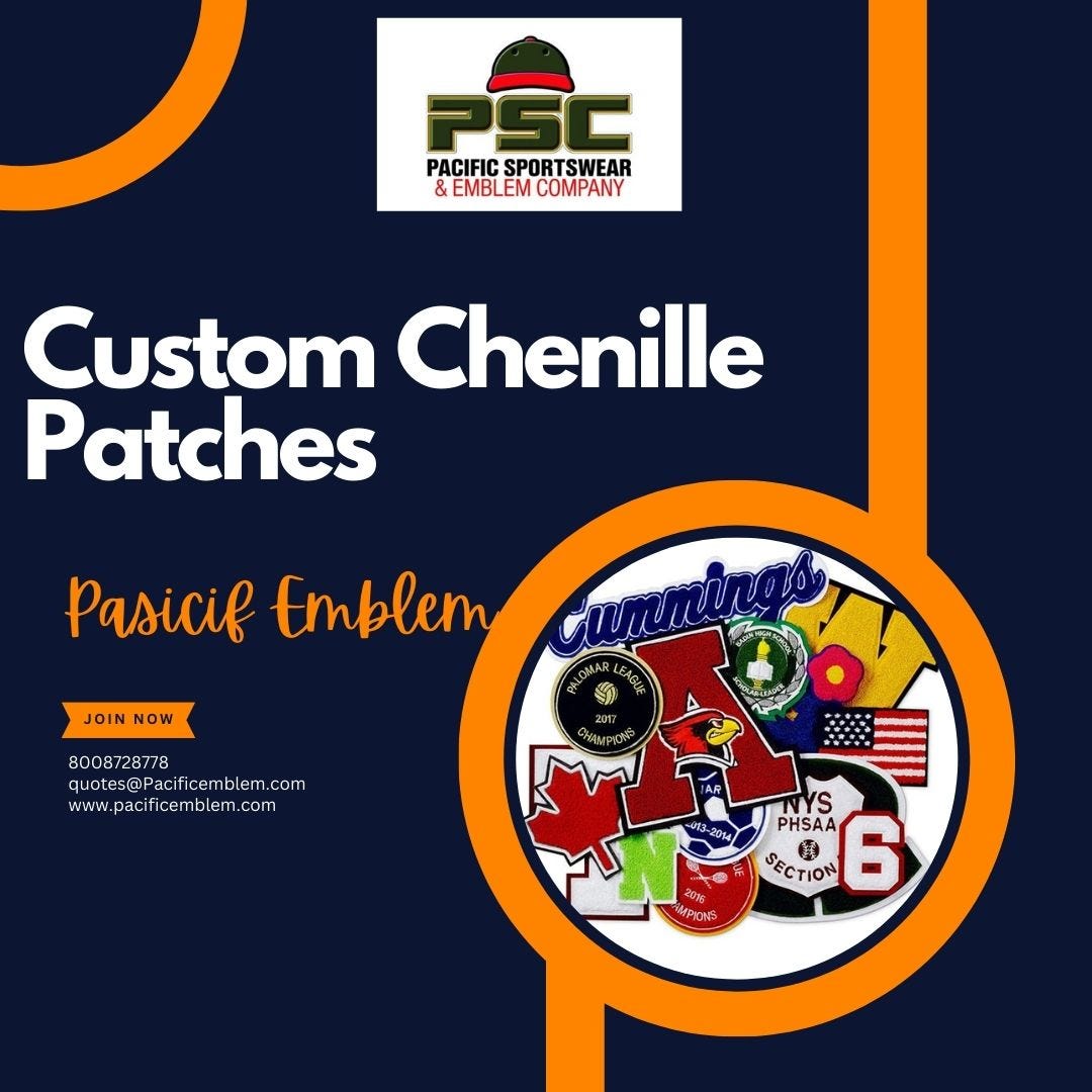 Best Custom Embroidered Patches in California Pacific Emblem Medium