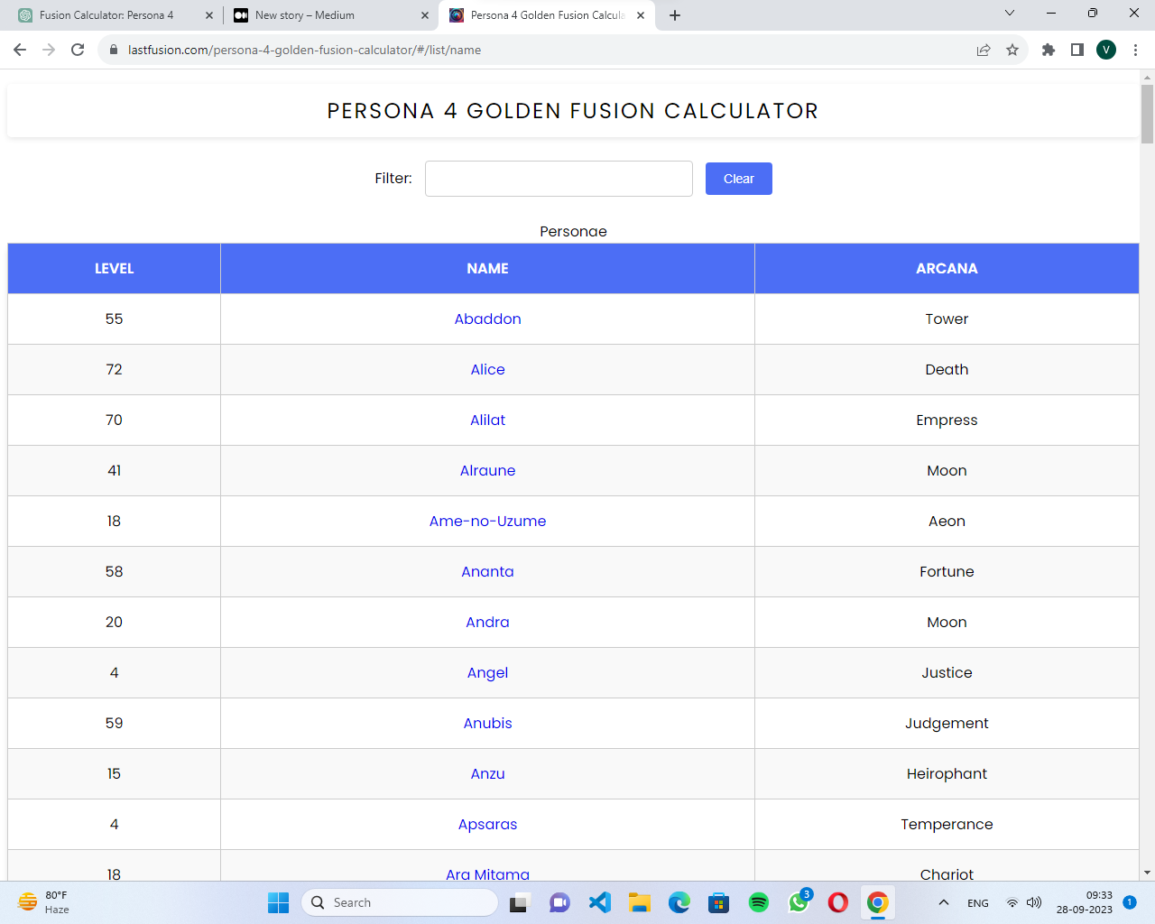Explore Persona 3 Portable Fusion Calculators: Optimize Your Gameplay, by  Vishal Suryavanshi, Oct, 2023