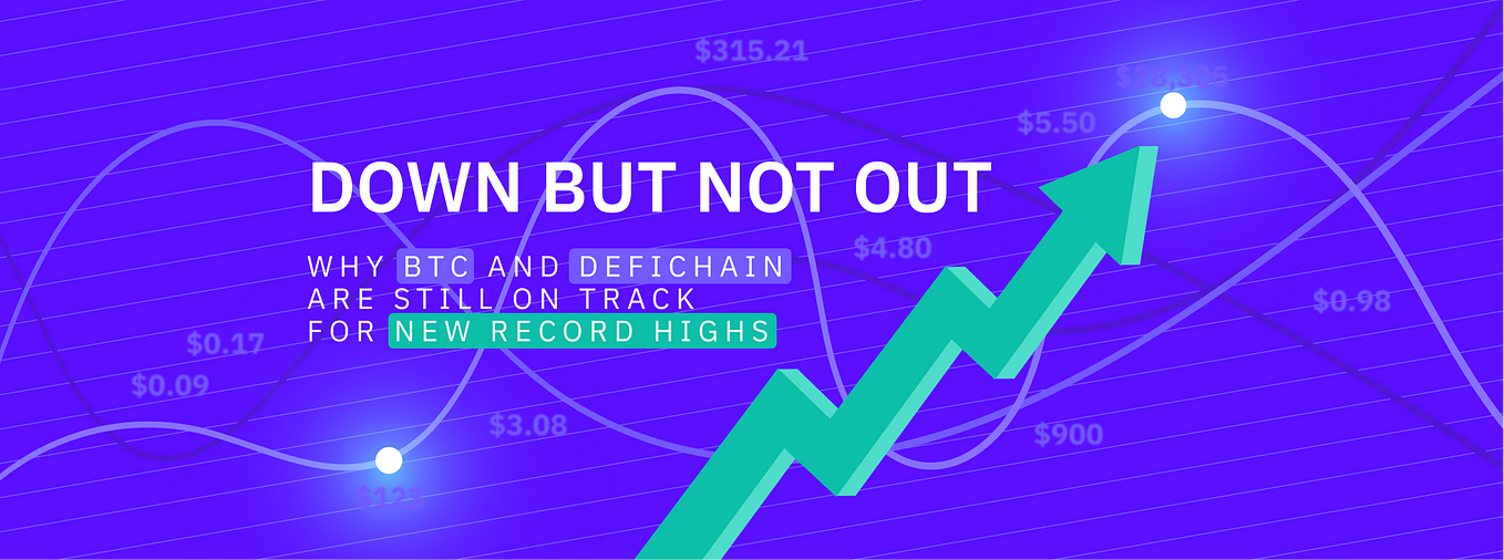 DOWN BUT NOT OUT — Why BTC And DeFiChain Are Still On Track for New Record Highs
