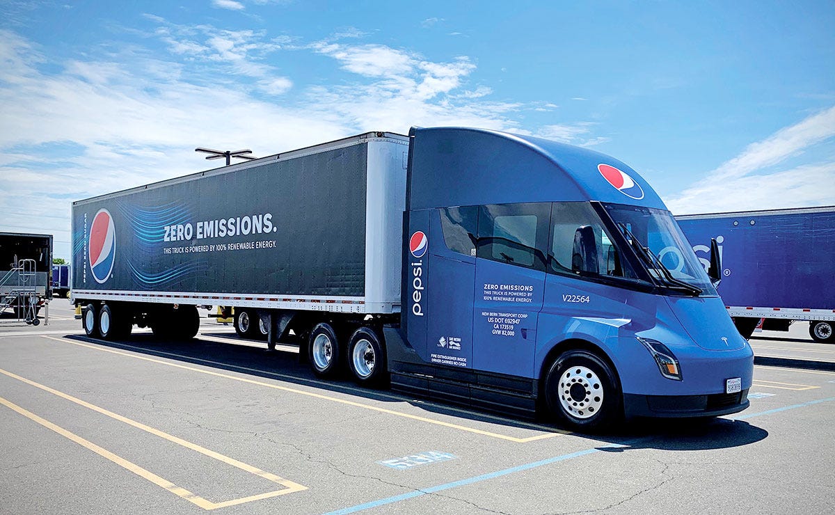 Tesla Semi Truck ‘Sustainably’ Delivers Diabetes, Plastic Waste