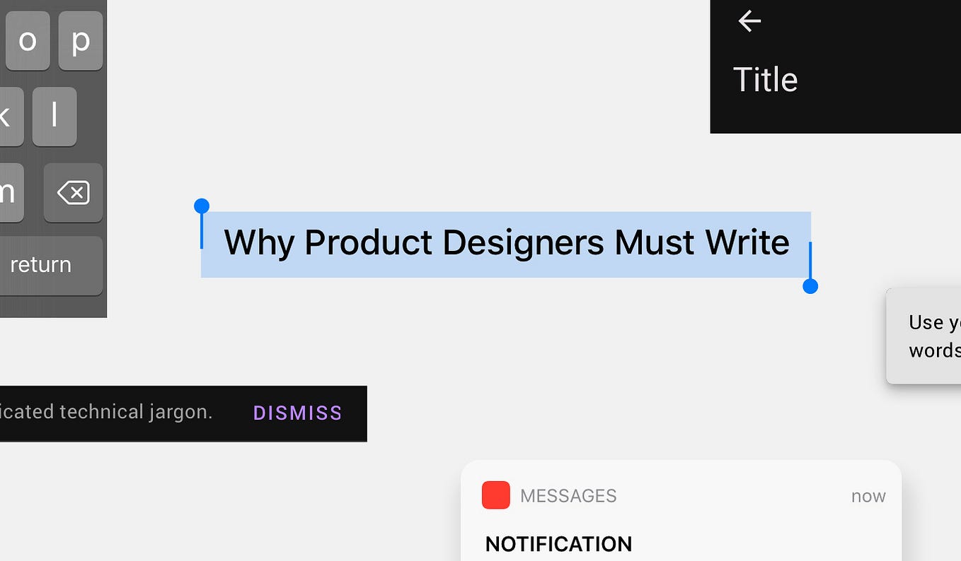 Why Product Designers Must Write