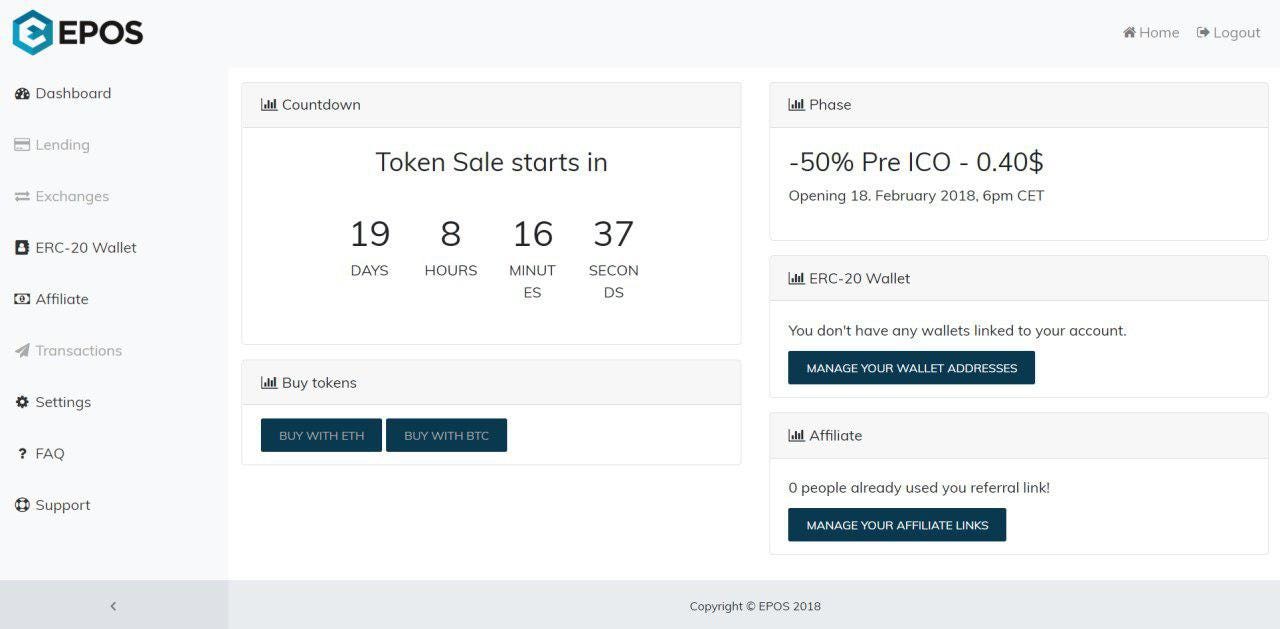 Hello EPOS-Community! 🚀🚀🚀. Our lending platform is ready for the… | by ...