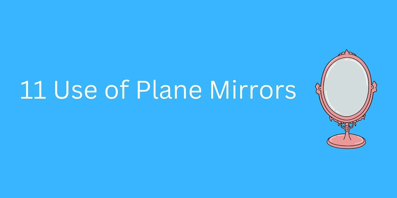 11 Use of Plane Mirrors