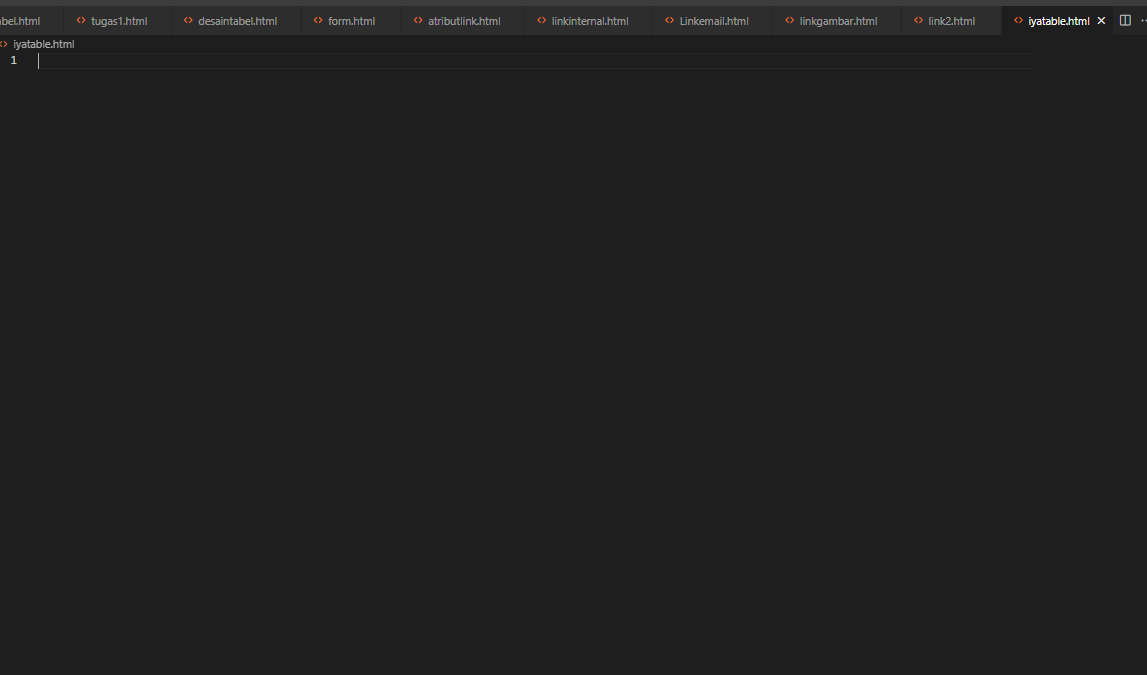 Cara membuat Hyperlink sederhana dengan html di visual studio code ...