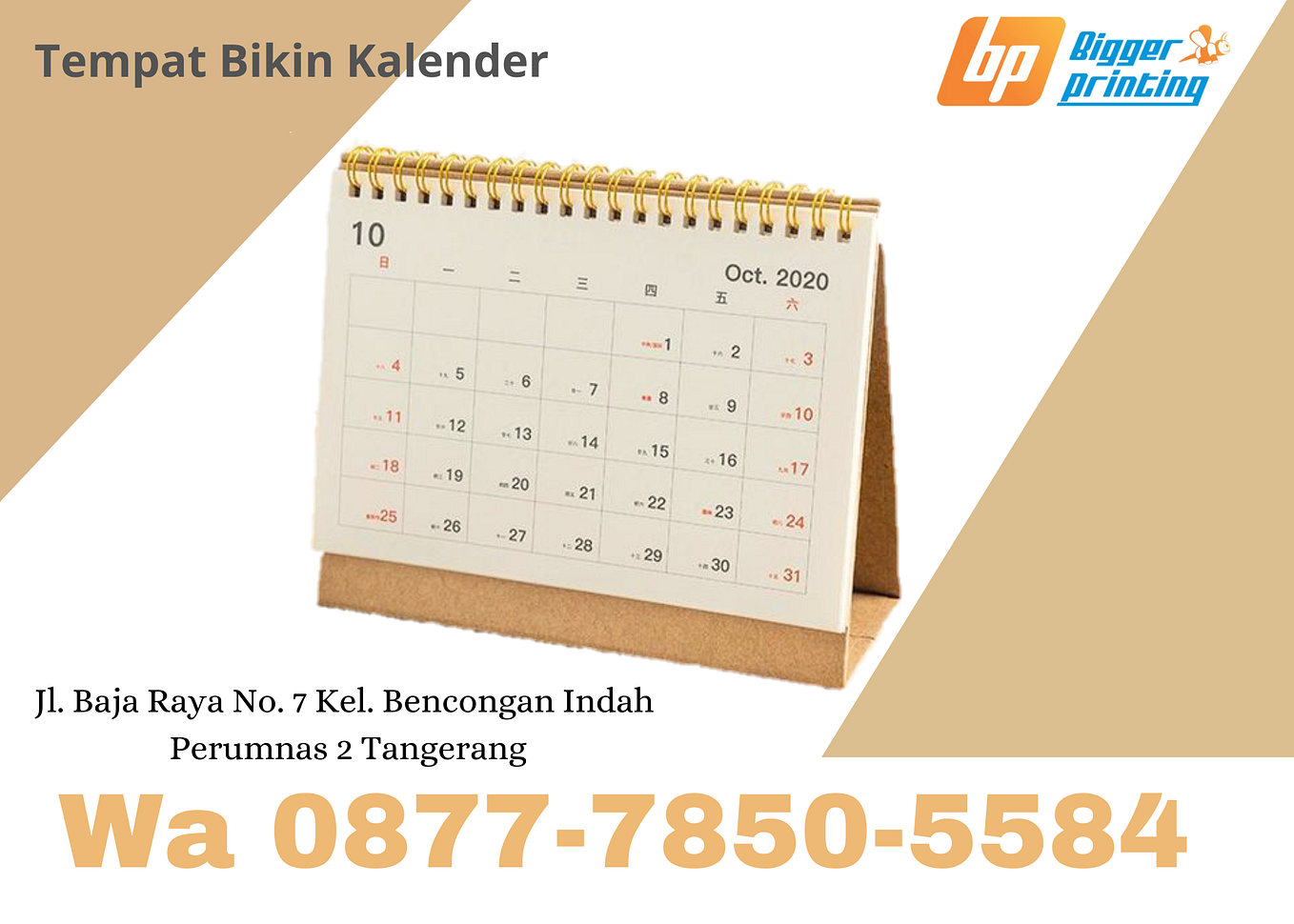 HD QUALITY, Wa./Call.0877-7850-5584, Percetakan Kalender di Ciputat