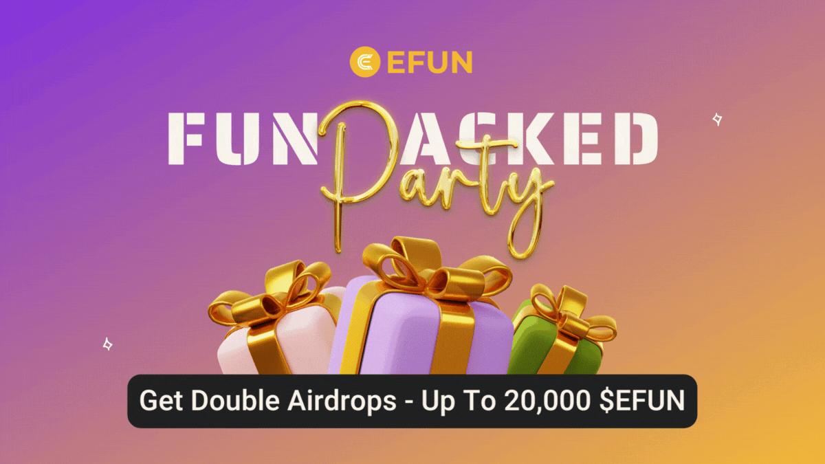 Funpacked Party Round 2 Starts Now! by EFUN Web3 Prediction Games