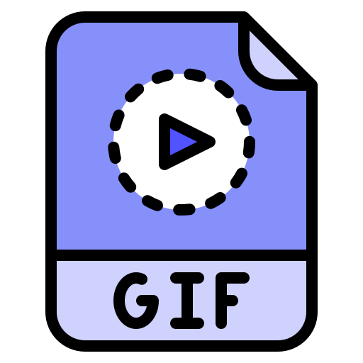 An icon representing the GIF format