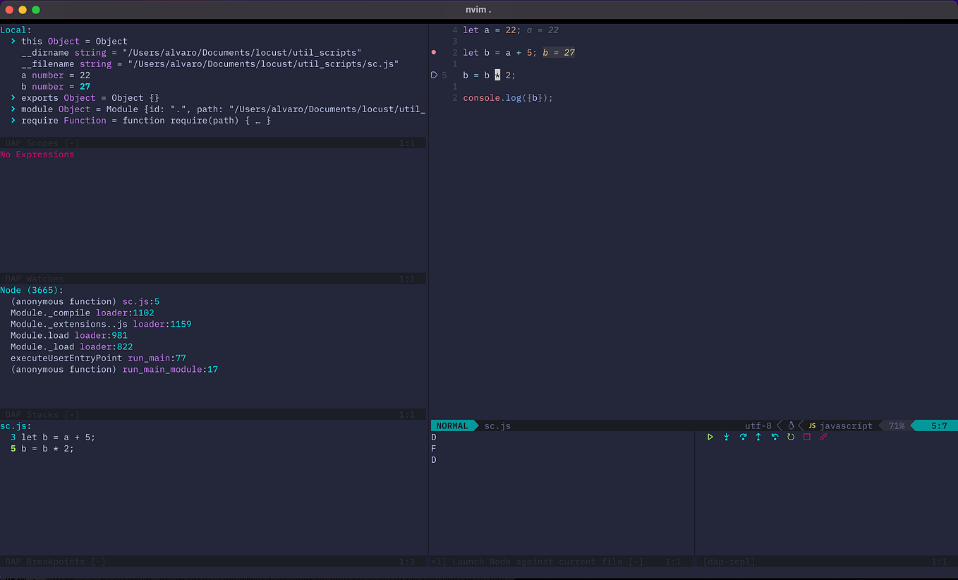 Configuración de nvimdap en Neovim — Javascript/Typescript Debugging by Mc Alvaro Medium