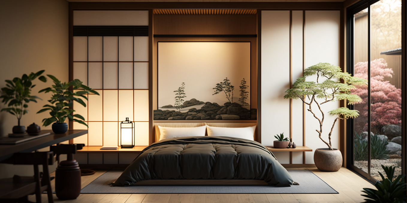 “Simplicity and Serenity Minimalist JapaneseInspired Bedroom Design