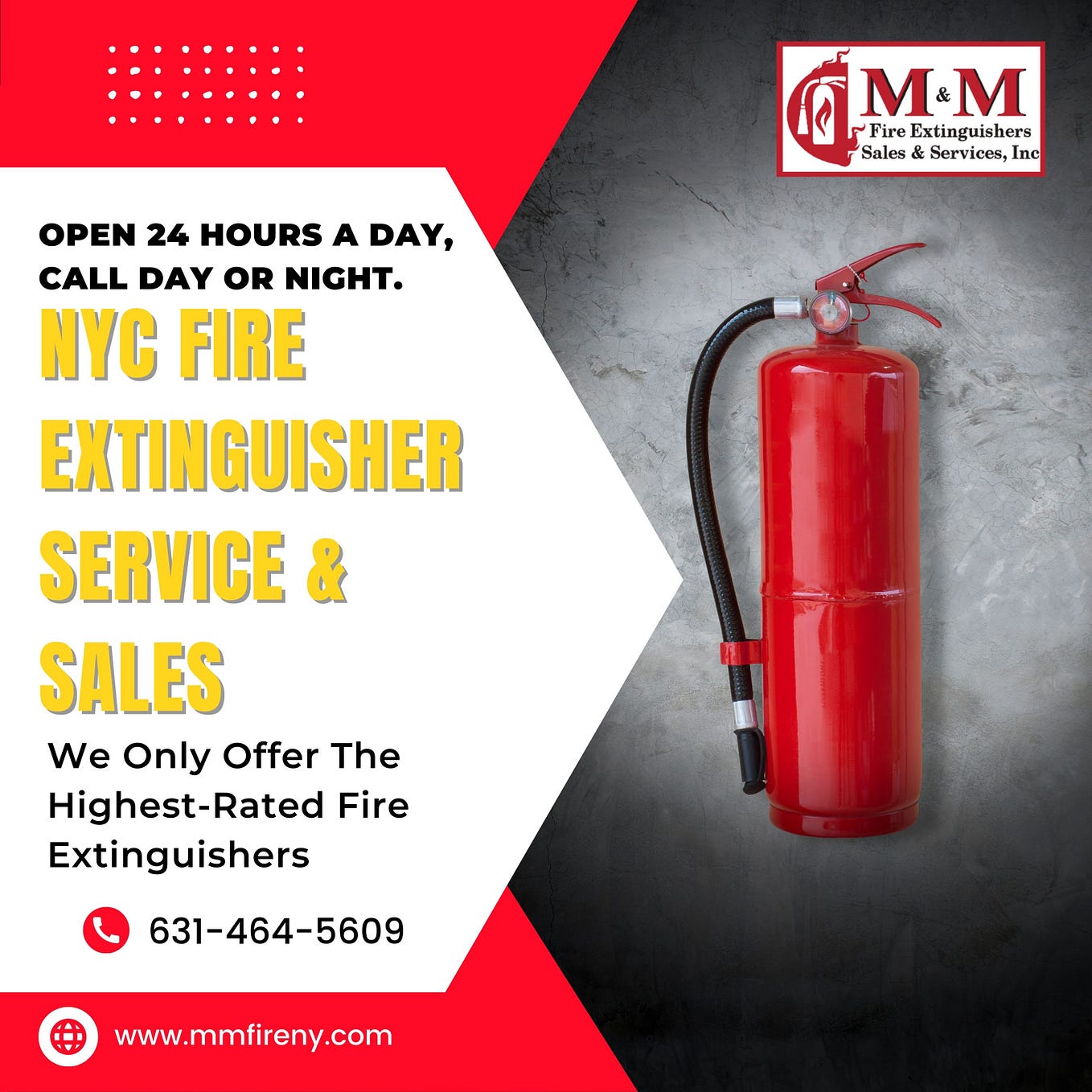 Fire Extinguisher Inspection — Deer Park, NY by M&M Fire