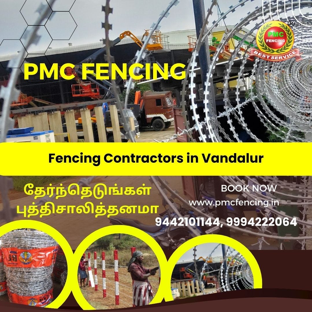 Fencing Contractors in Ariyalur PMC Fencing 9442101144 by Pmc Fence