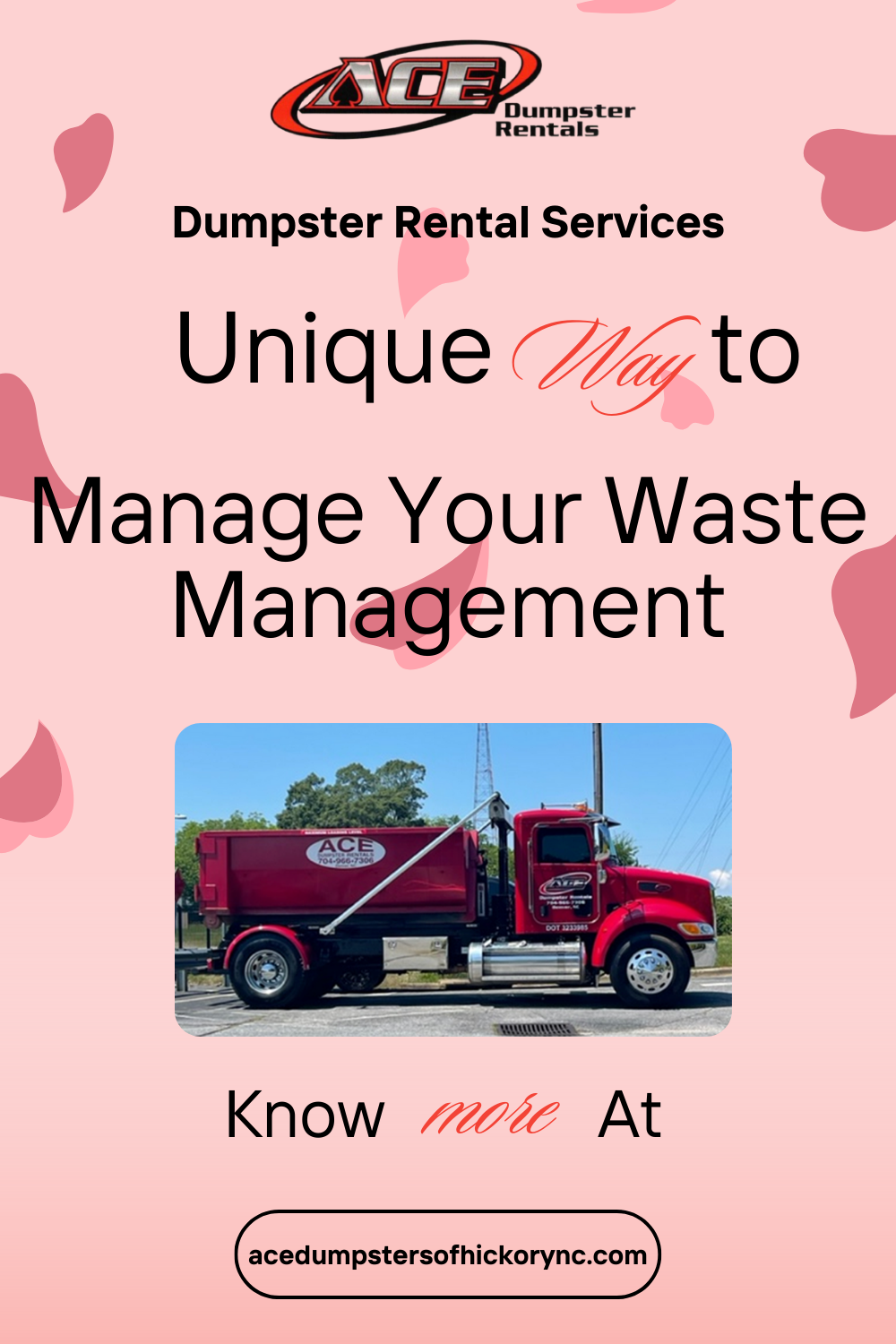 Dumpster Rental Services for Any Waste Management Project ACE