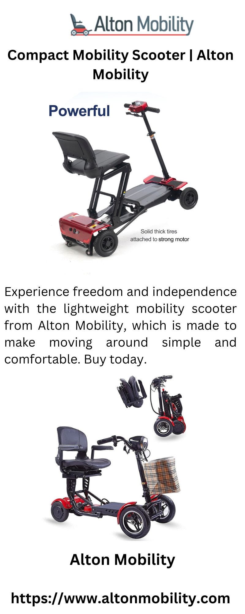 Embracing Freedom The Advantages of Compact Mobility Scooters by