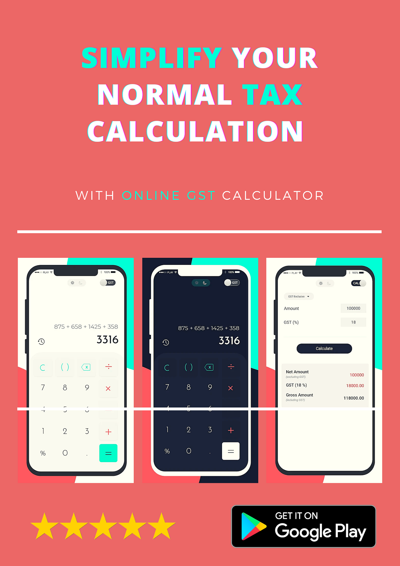 Do HassleFree Calculation By Choosing Online GST Calculator Synarion