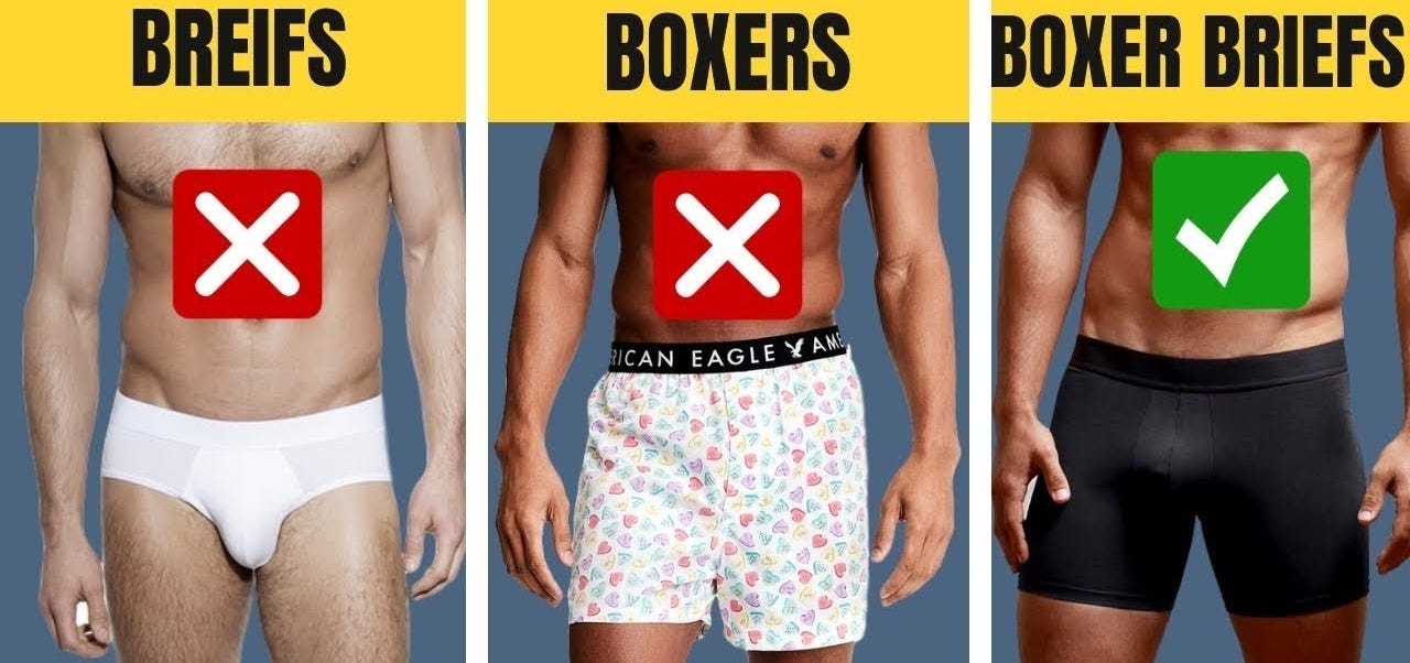 Difference Between Boxer Briefs & Trunks