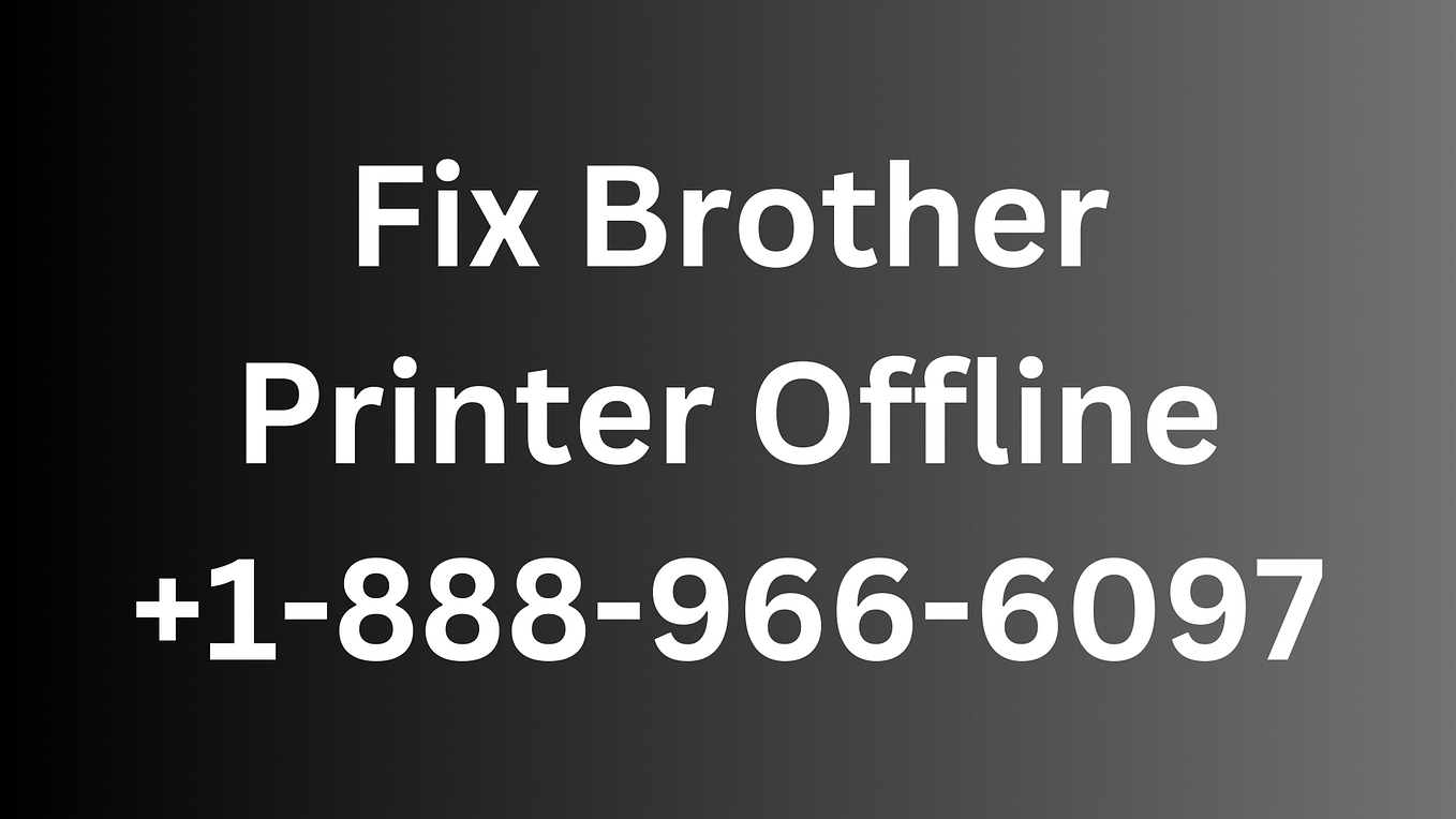 Brother Printer Won’t Connect to Wifi +18889666097 by Potterhagrid