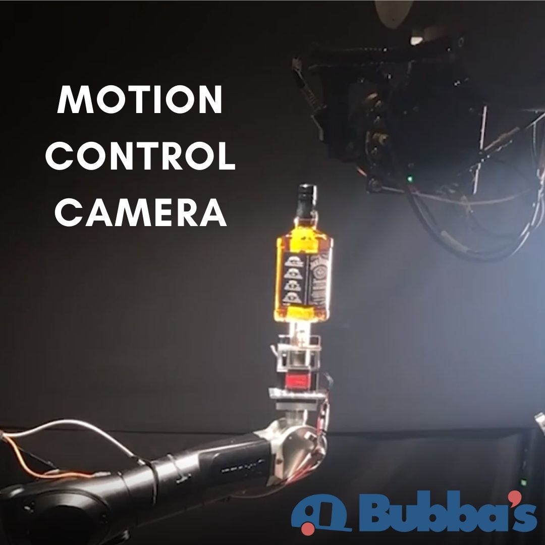 Motion Control Camera. Bubba’s was brought on by FCB Chicago… by