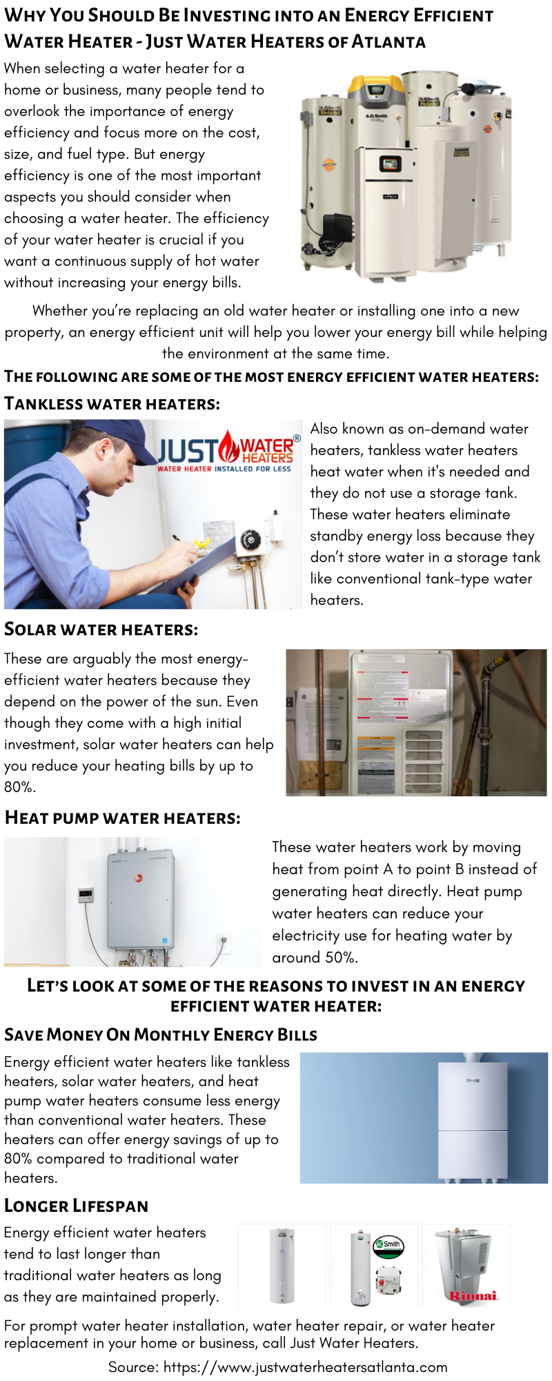When to Replace Your Water Heater in Atlanta by Just Water Heaters