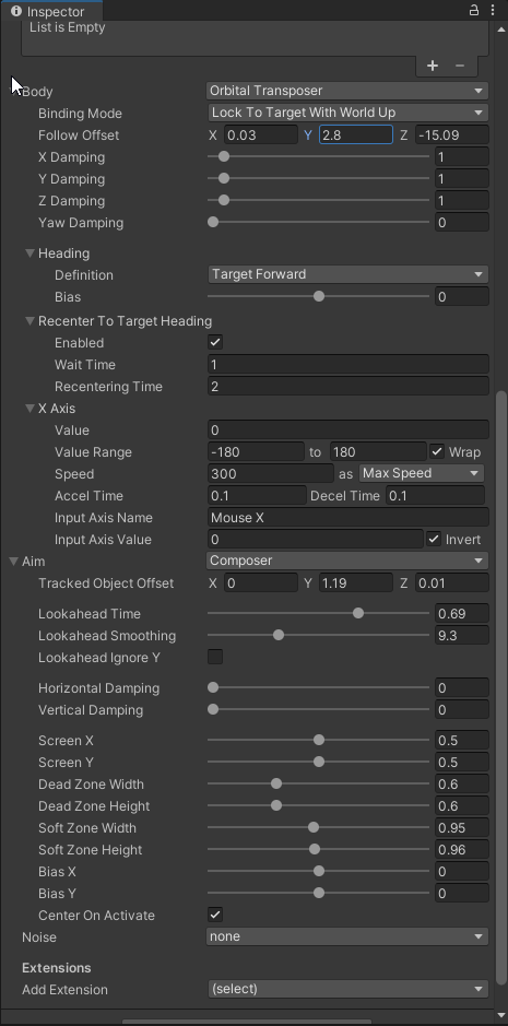 Creating A Framing Transposer Camera In Unity Using Cinemachine | By ...