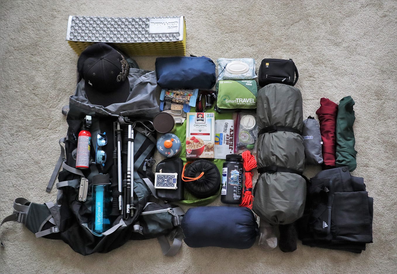 How to pack a backpack: Distribution, organization & waterproofing